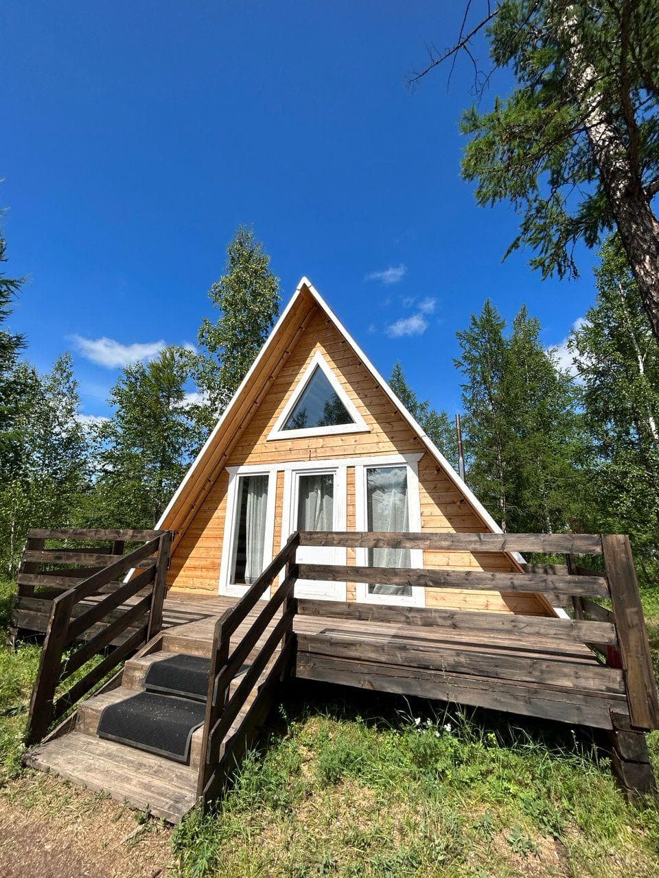 All Seasons: домик A-frame в Мяндиги